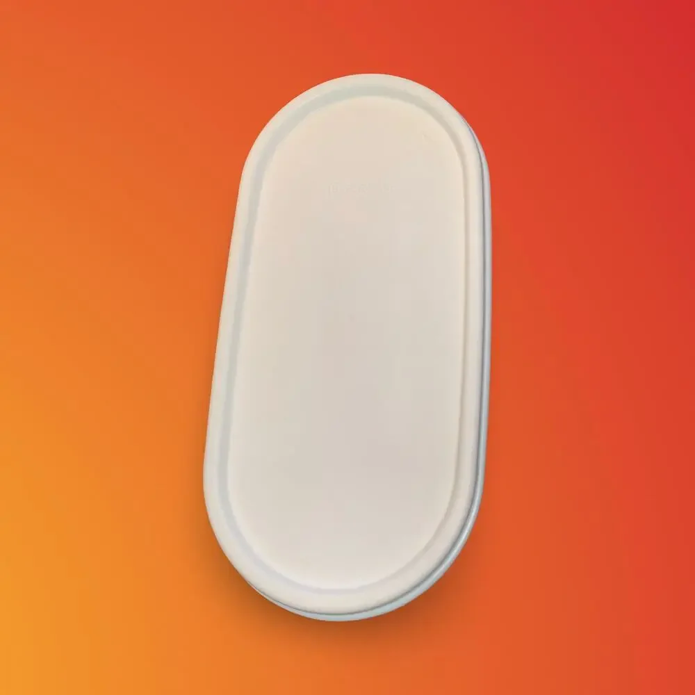 Tupperware 1616 Replacement Lid Seal White Modular Mates Oval Container USA VTG